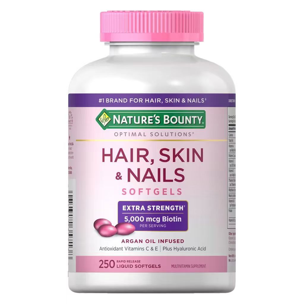 【預購】H061119 Nature's Bounty Hair, Skin & Nails 美容營養配方 (250粒裝)