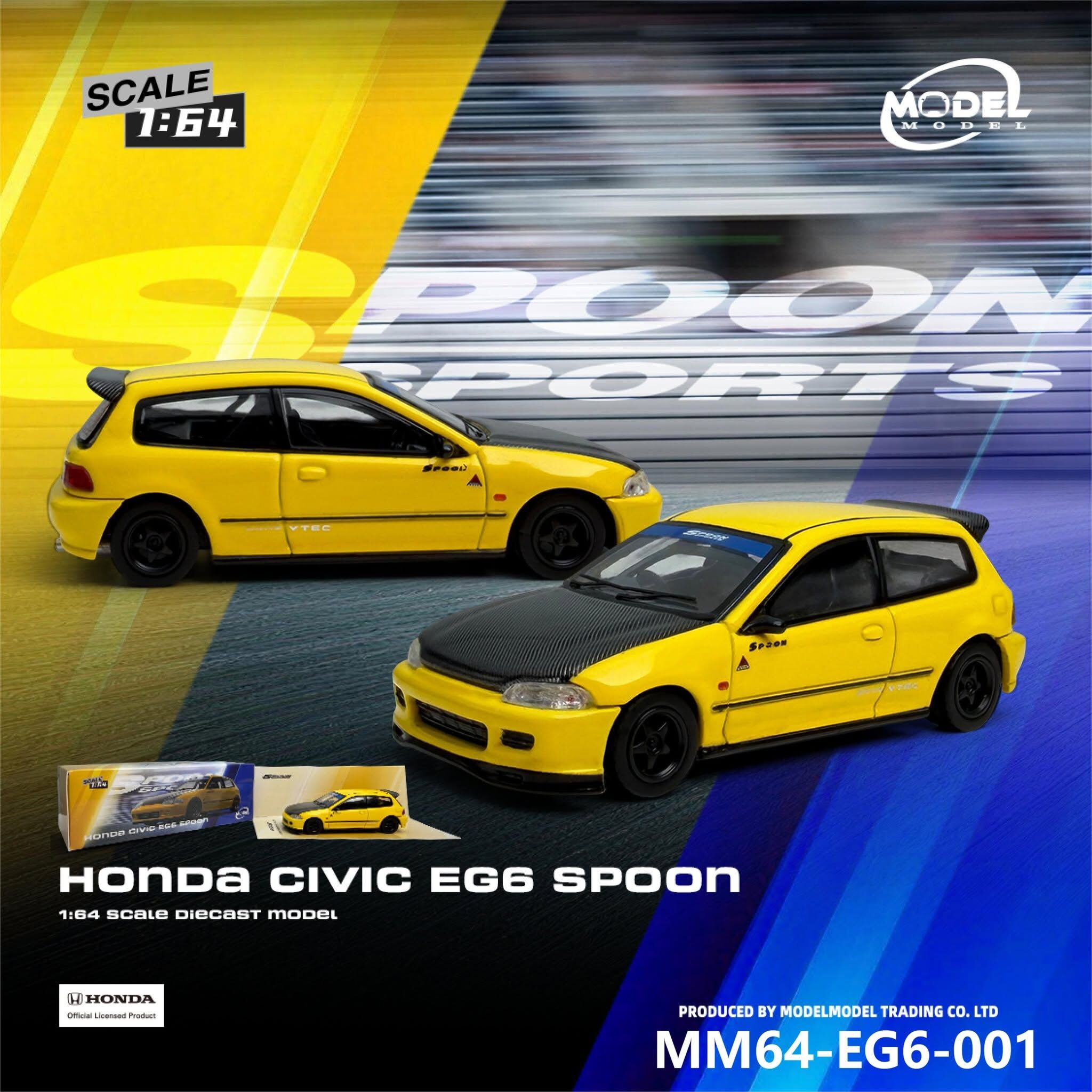 [預訂] Model Model 1/64 本田思域Honda civic EG6 Spoon