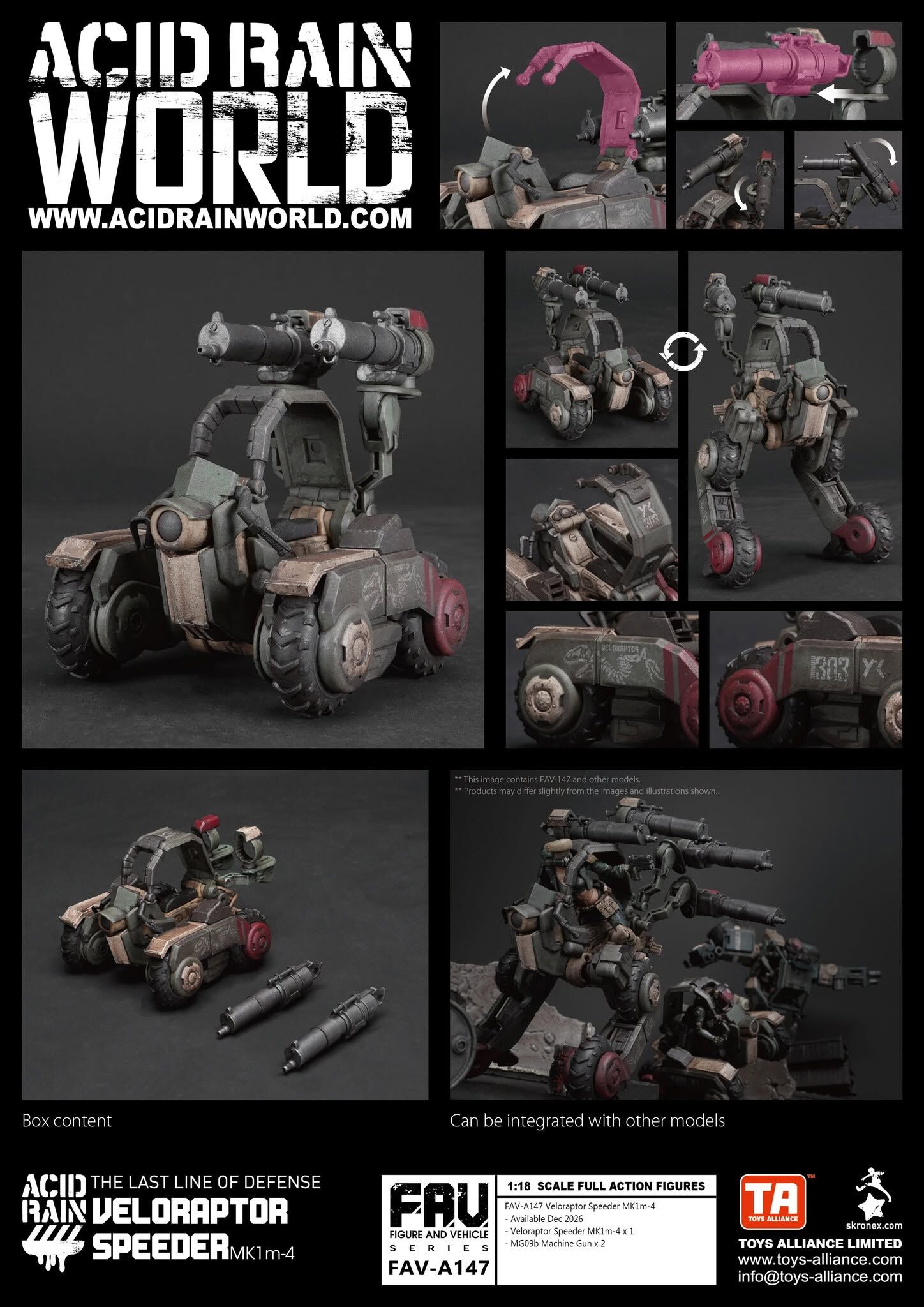 [預訂] Toys Alliance X Acid Rain 速龍斯比達 MK1m-4