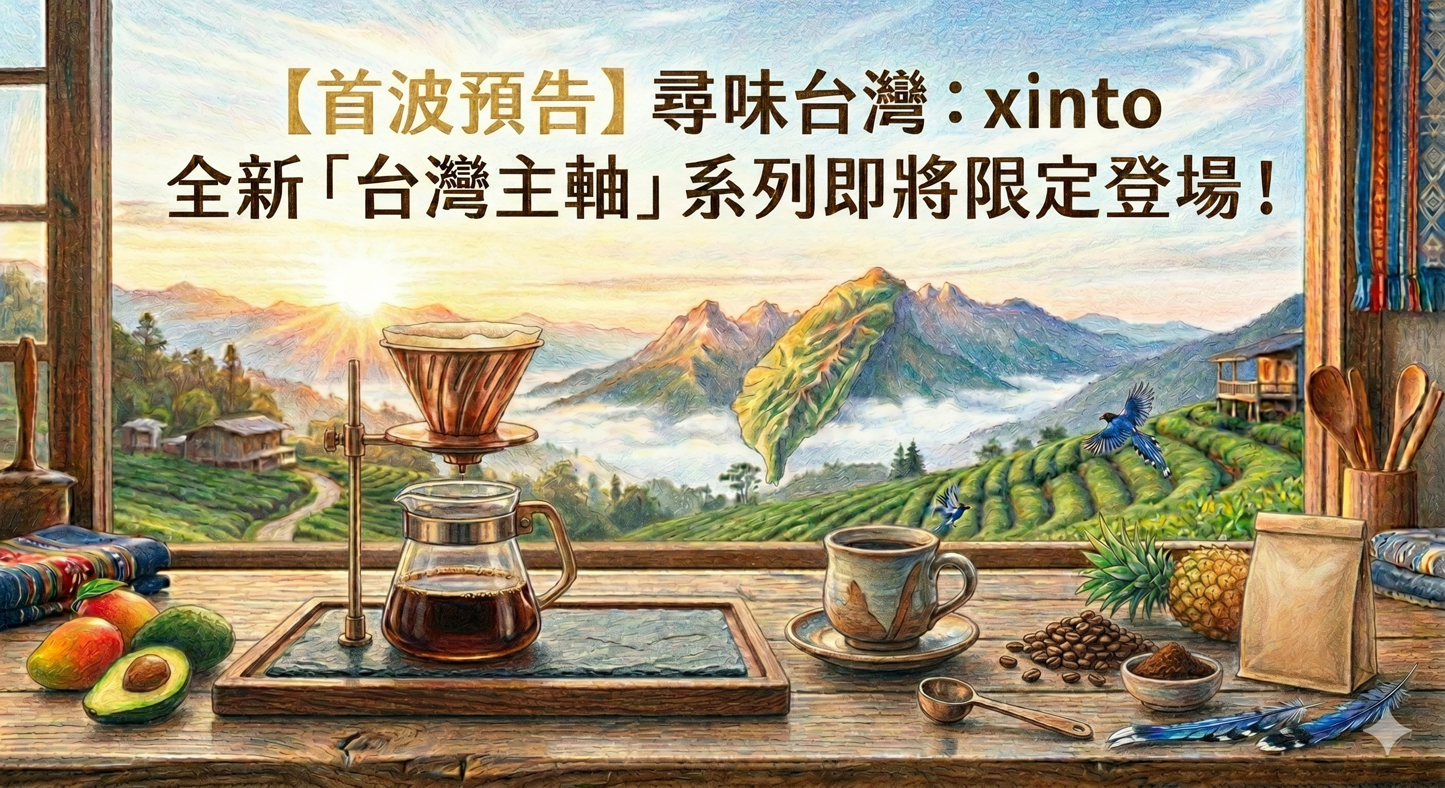 【首波預告】尋味台灣:xinto 全新「台灣主軸」系列即將限定登場!