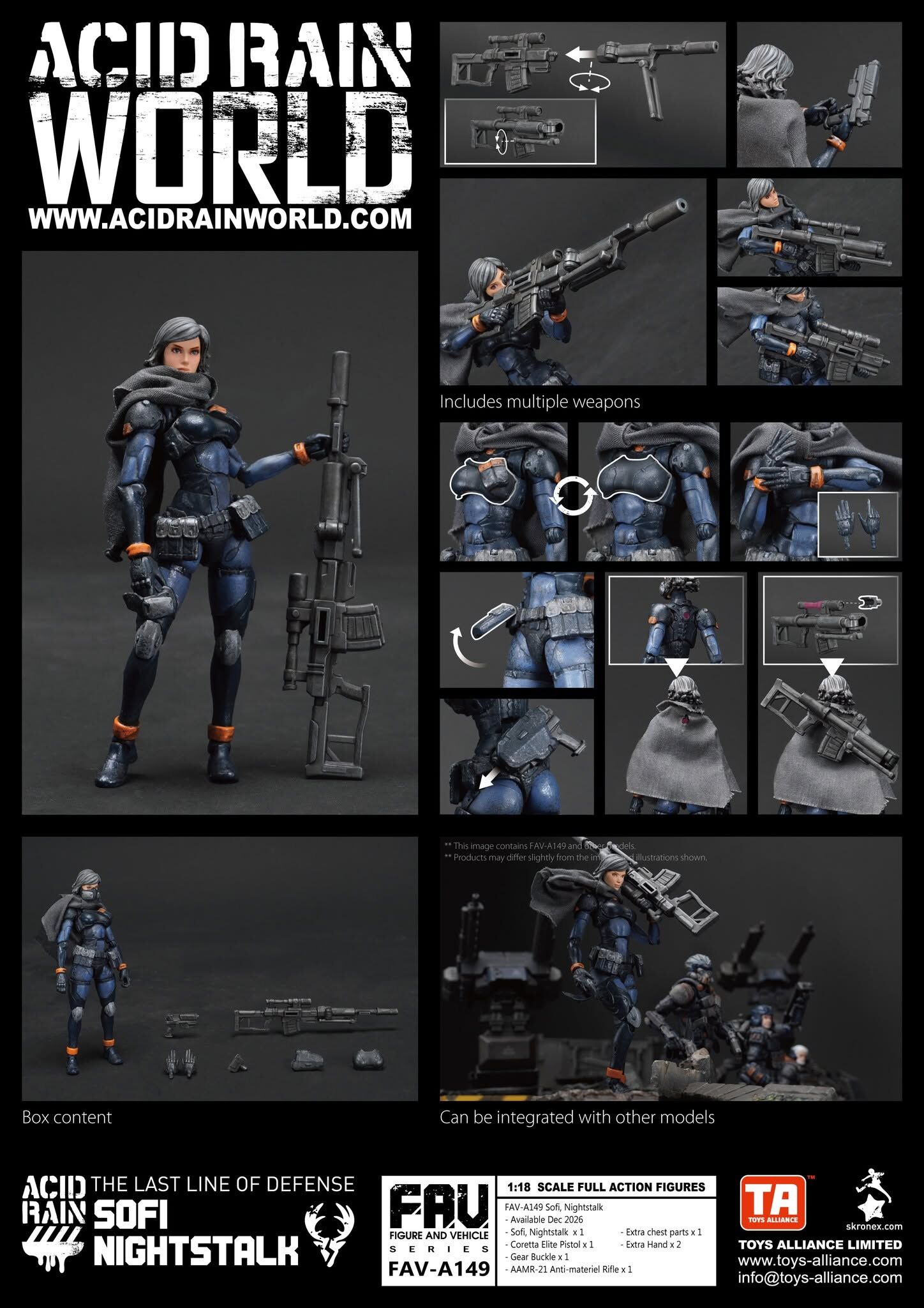 [預訂] Toys Alliance X Acid Rain 蘇霏，暗夜獵手