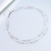 0613AT33-ANOTHERSZHK-PEARLS-淡水編制雙層項鏈40+5cm（A33）