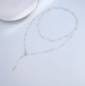 0613AT38-ANOTHERSZHK-PEARLS-淡水滿天星毛衣鏈120cm（A38）