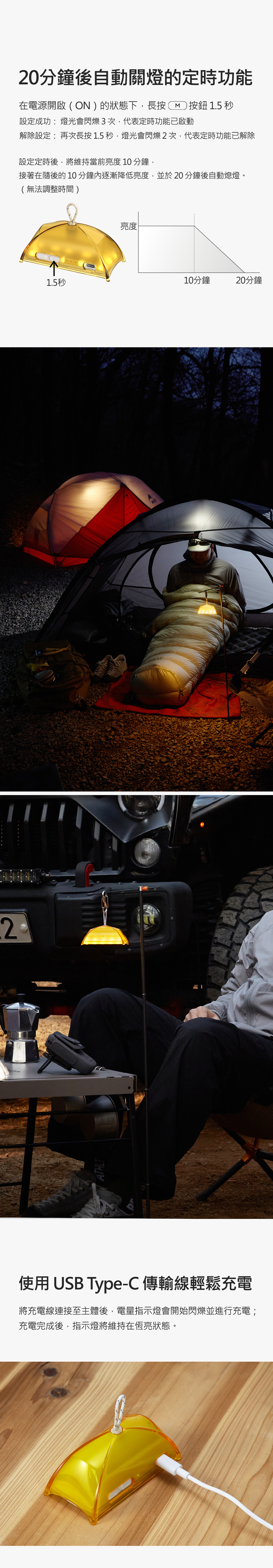 CLAYMORE TENTON 帳篷小夜燈DETAIL-5