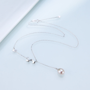 0613AT46-ANOTHERSZHK-PEARLS-淡水米珠蝴蝶Y字套鏈45cm（A46）