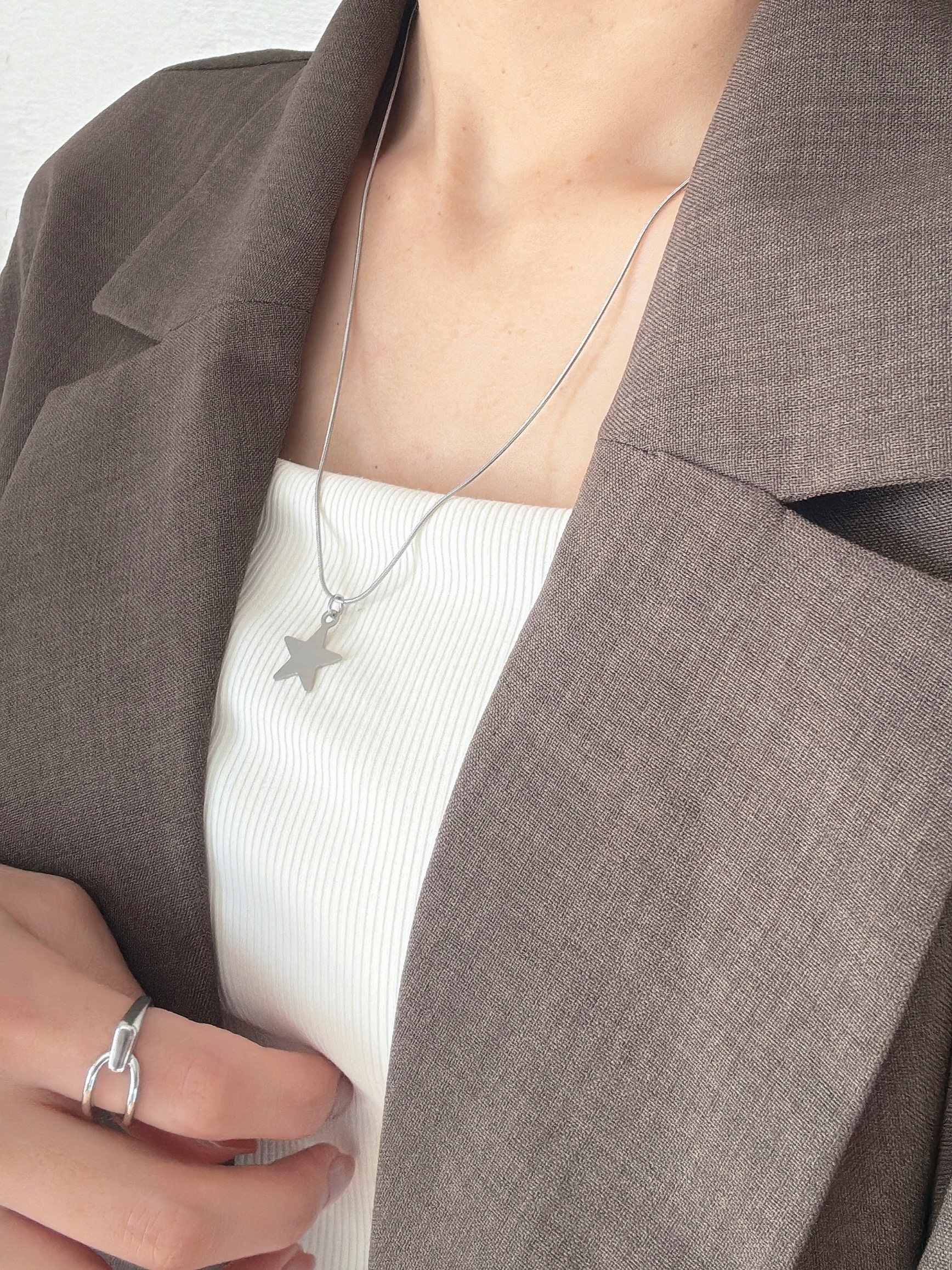 one star necklace