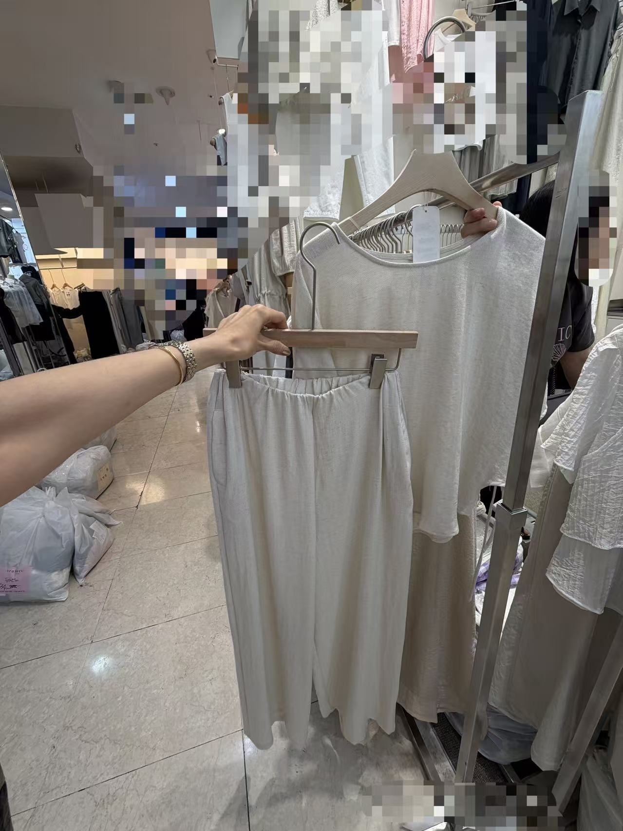 498 韓國高級麻感套裝