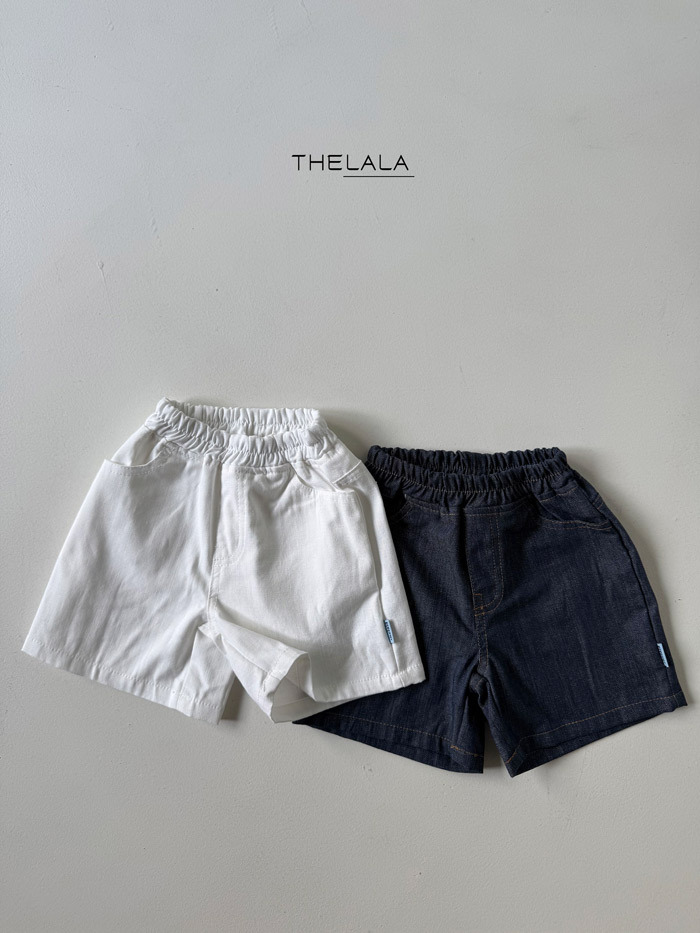 正韓夏lalla 小童兩色日常短褲