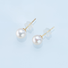 0613AT65-ANOTHERSZHK-PEARLS-淡水簡單素釘（A65）
