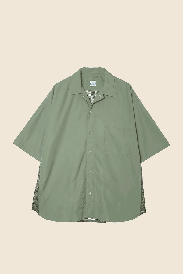 ARMY TWILL - NYLON 襯衫 (鼠尾草)