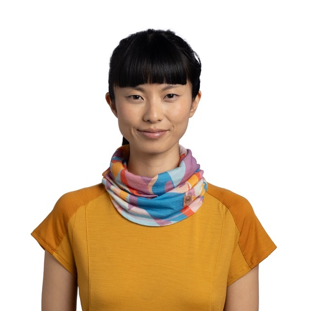 BUFF 美麗諾羊毛頭巾 舒適印花 150 gsm