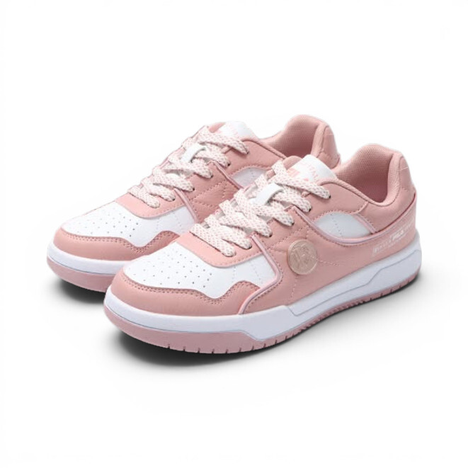 【下殺↘$1290】FILA 休閒鞋 白粉紅 學院風 復古 女 5C922Y551