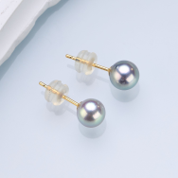 0613AT91-ANOTHERSZHK-PEARLS-海水真多麻素釘18K黃（B23）