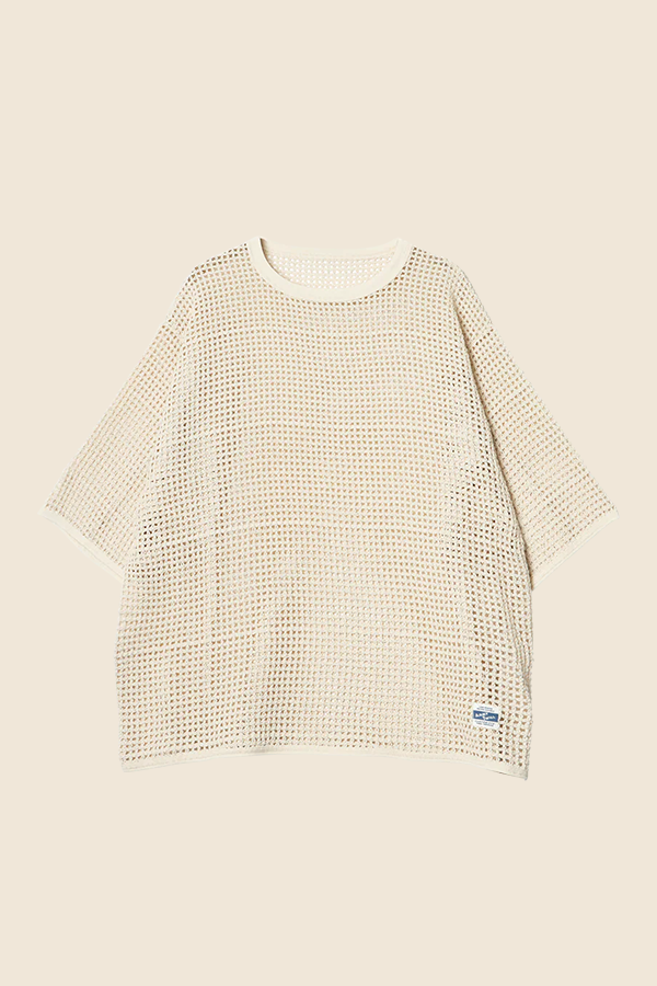 ARMY TWILL - COTTON 網眼上衣 (米白)