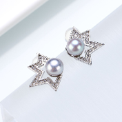 0613AT95-ANOTHERSZHK-PEARLS-海水真多麻彗星耳釘（B27）