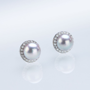 0613AT96-ANOTHERSZHK-PEARLS-海水真多麻太陽花耳釘（B28）