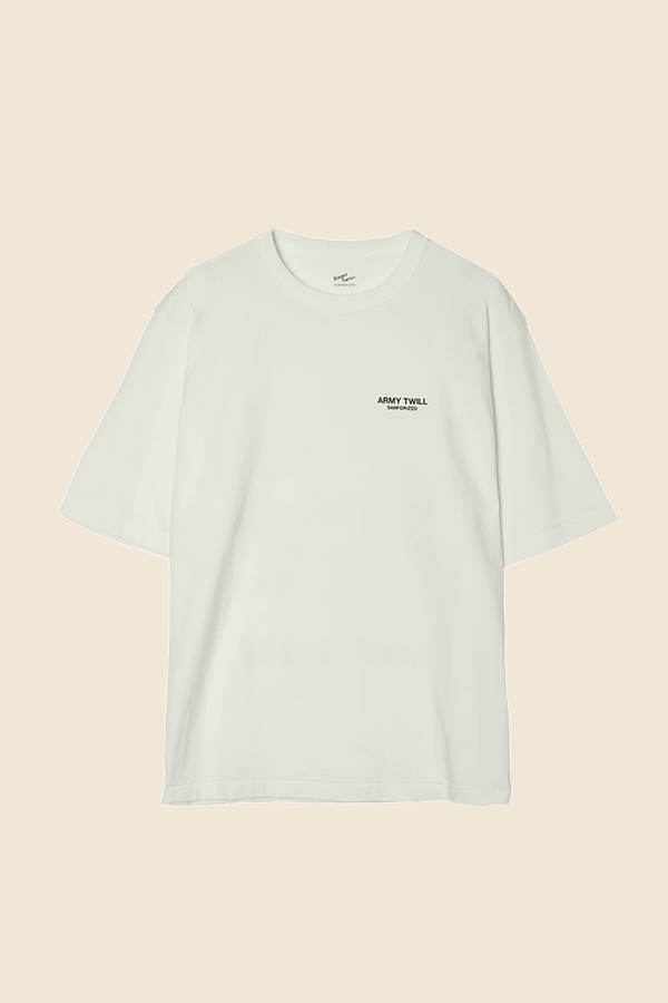 ARMY TWILL - PRINT HSTEE 老虎短TEE (米白)