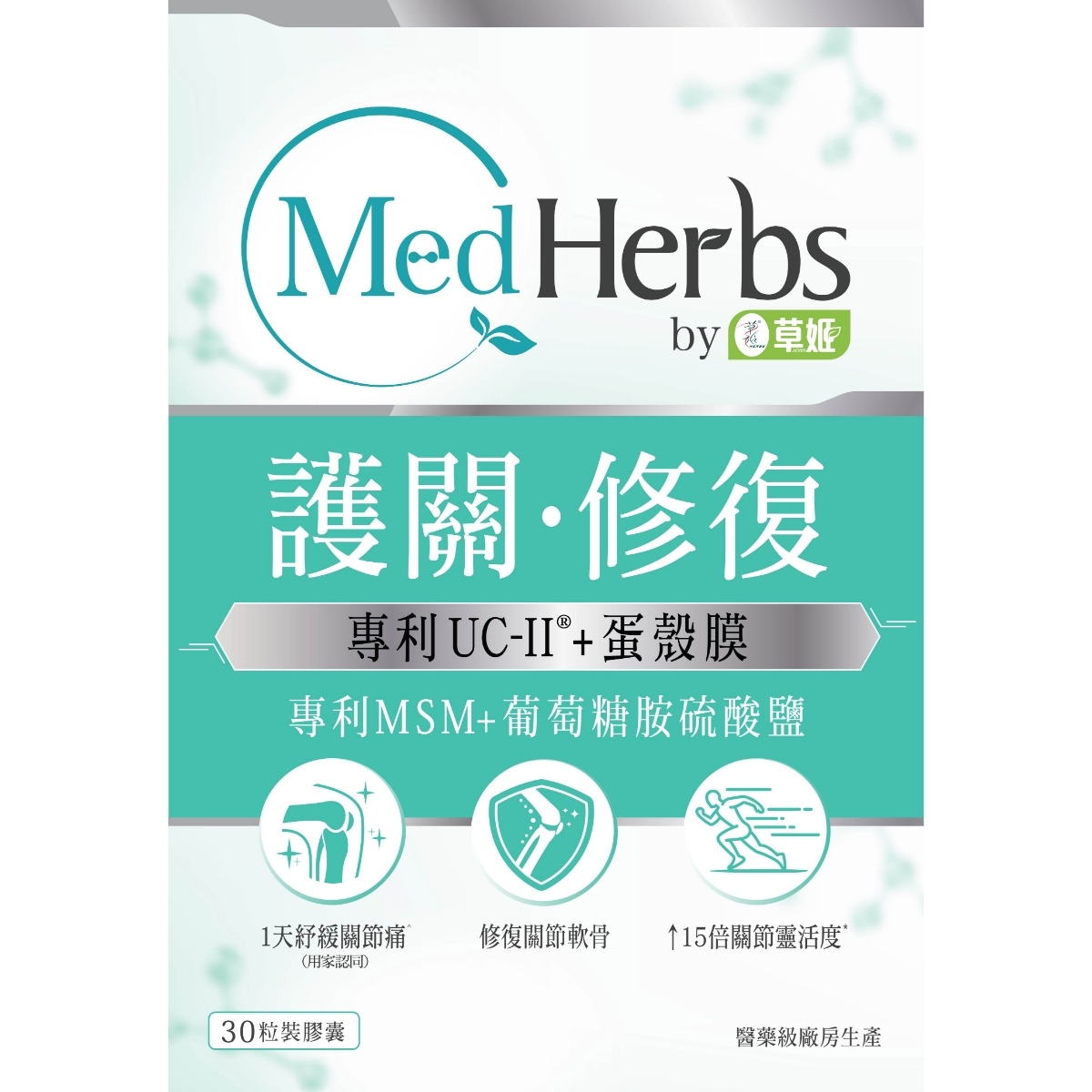 草姬 - MedHerbs醫學級全效止痛護關配方 30粒