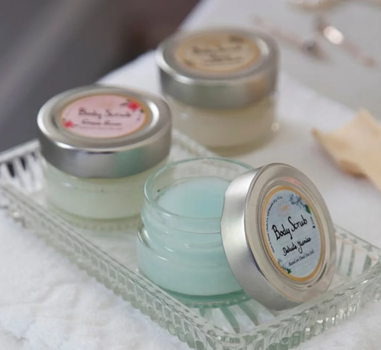 SABON 身體磨砂膏 60g  綠玫瑰 【一組2個】
