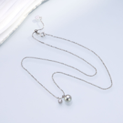 0613AT101-ANOTHERSZHK-PEARLS-海水真多麻小提溜套鏈45cm豆豆鏈（B33）