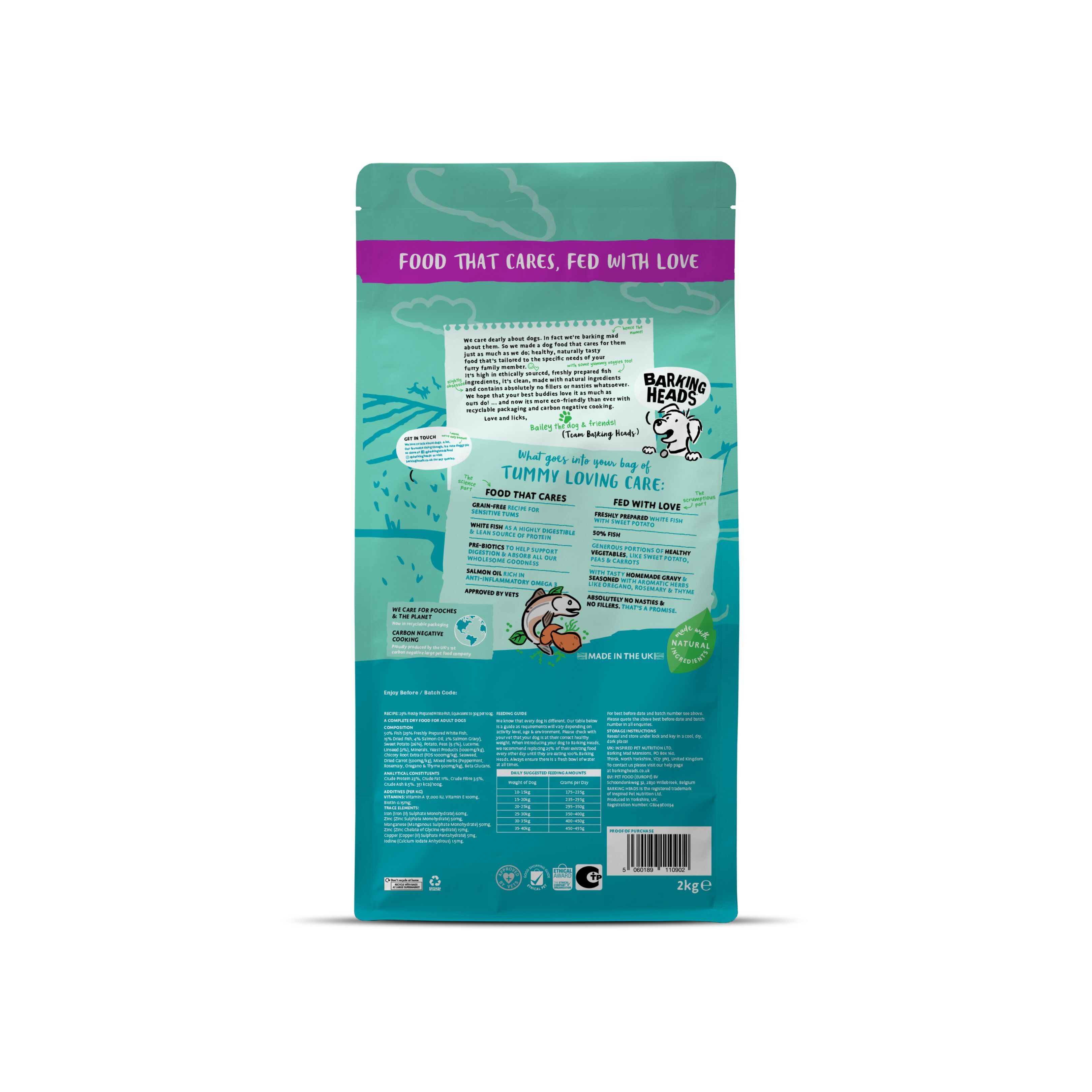 Barking Heads 無穀物全天然成犬配方 (深海魚)