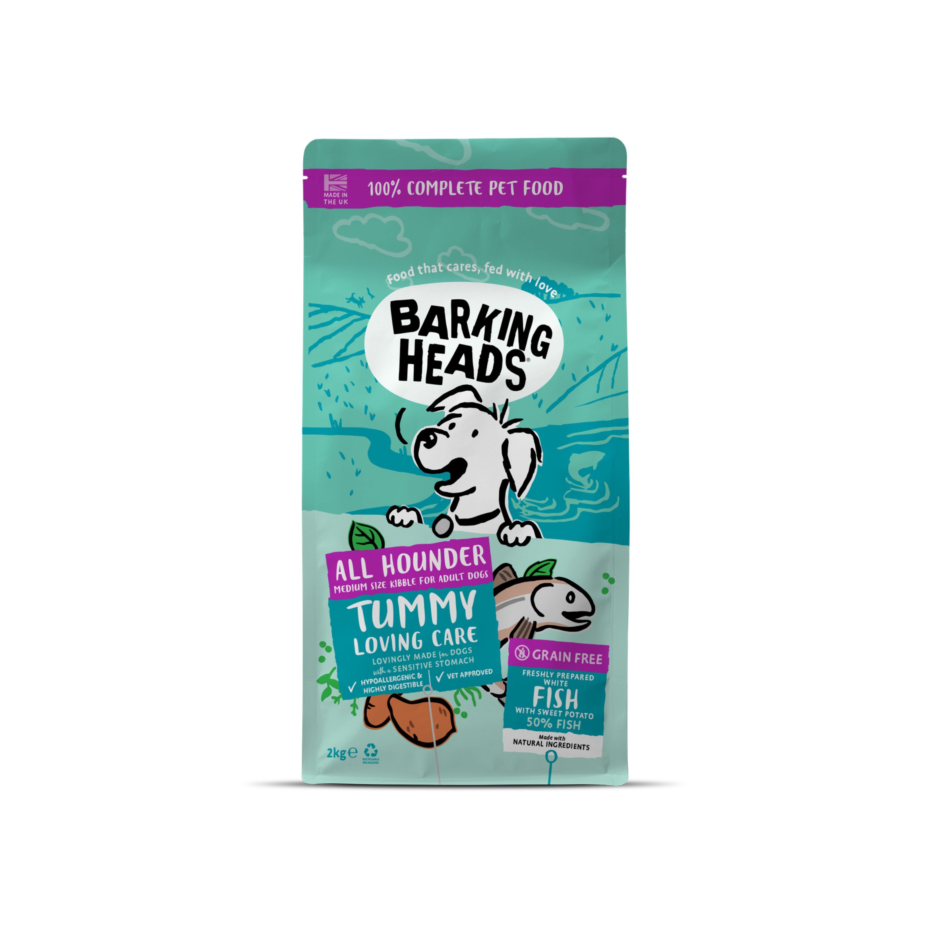 Barking Heads 無穀物全天然成犬配方 (深海魚)