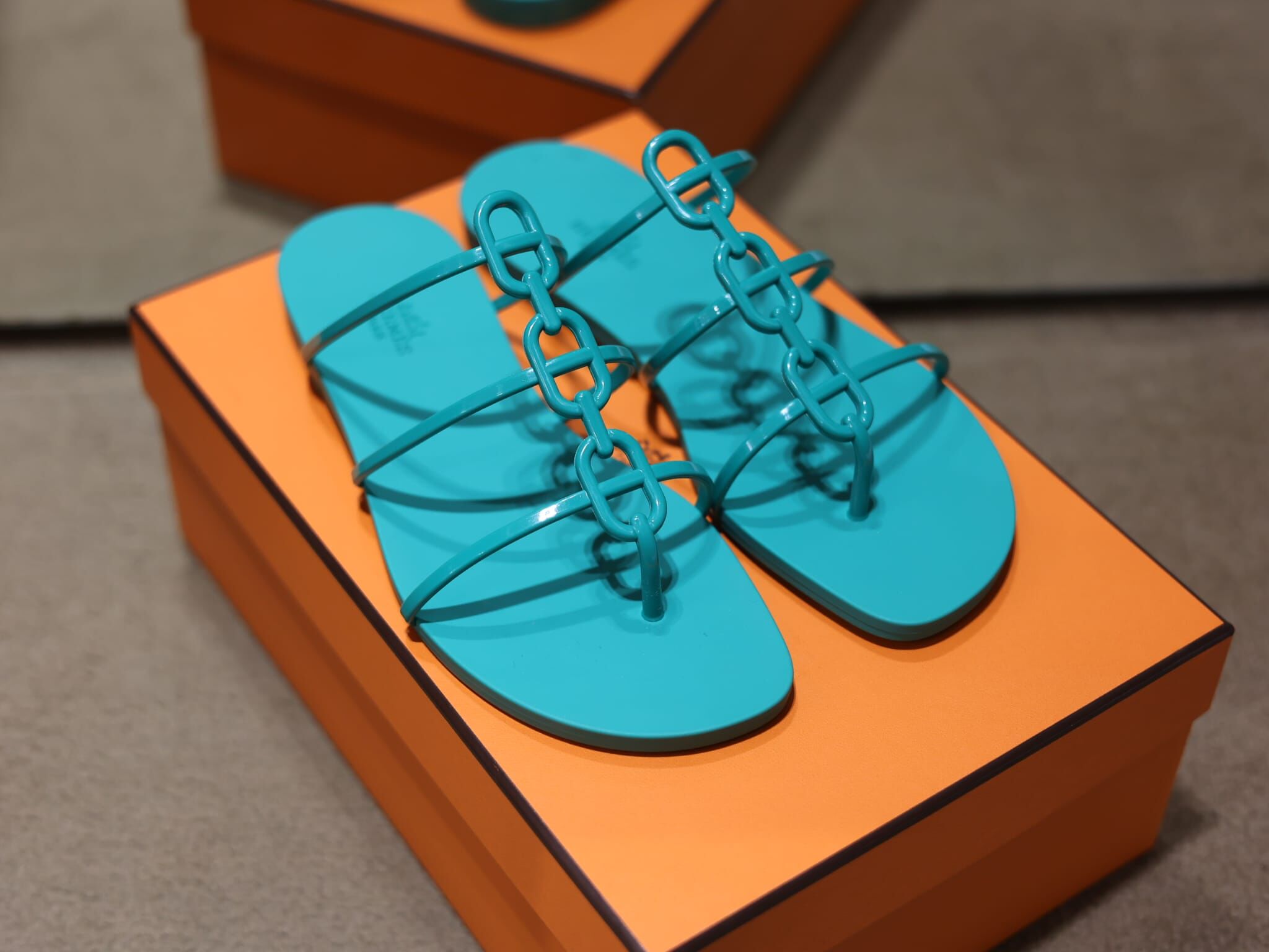 Mykonos sandal vert tourmaline