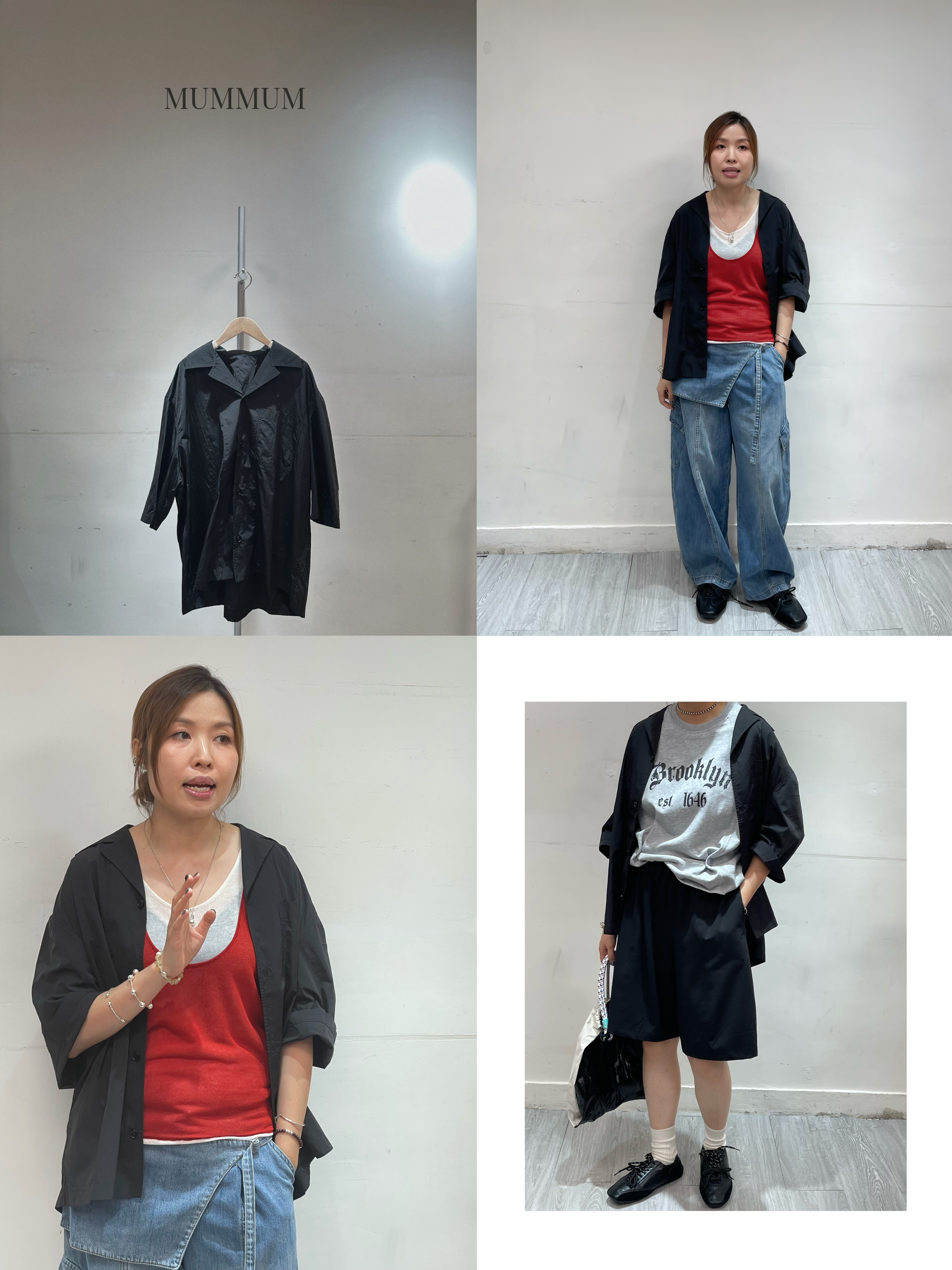 0213342a/亮面扭扭工裝外套 52/52/26-30