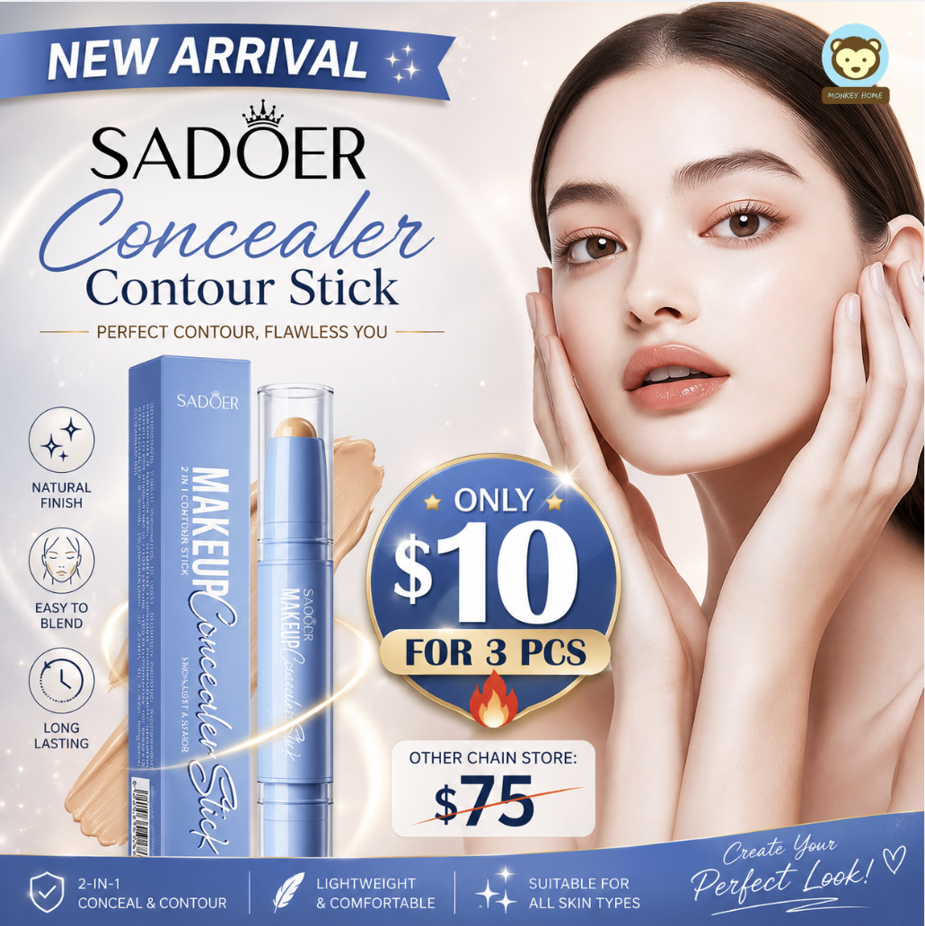 SADOER Concealer Contour Stick ($10 for 3)