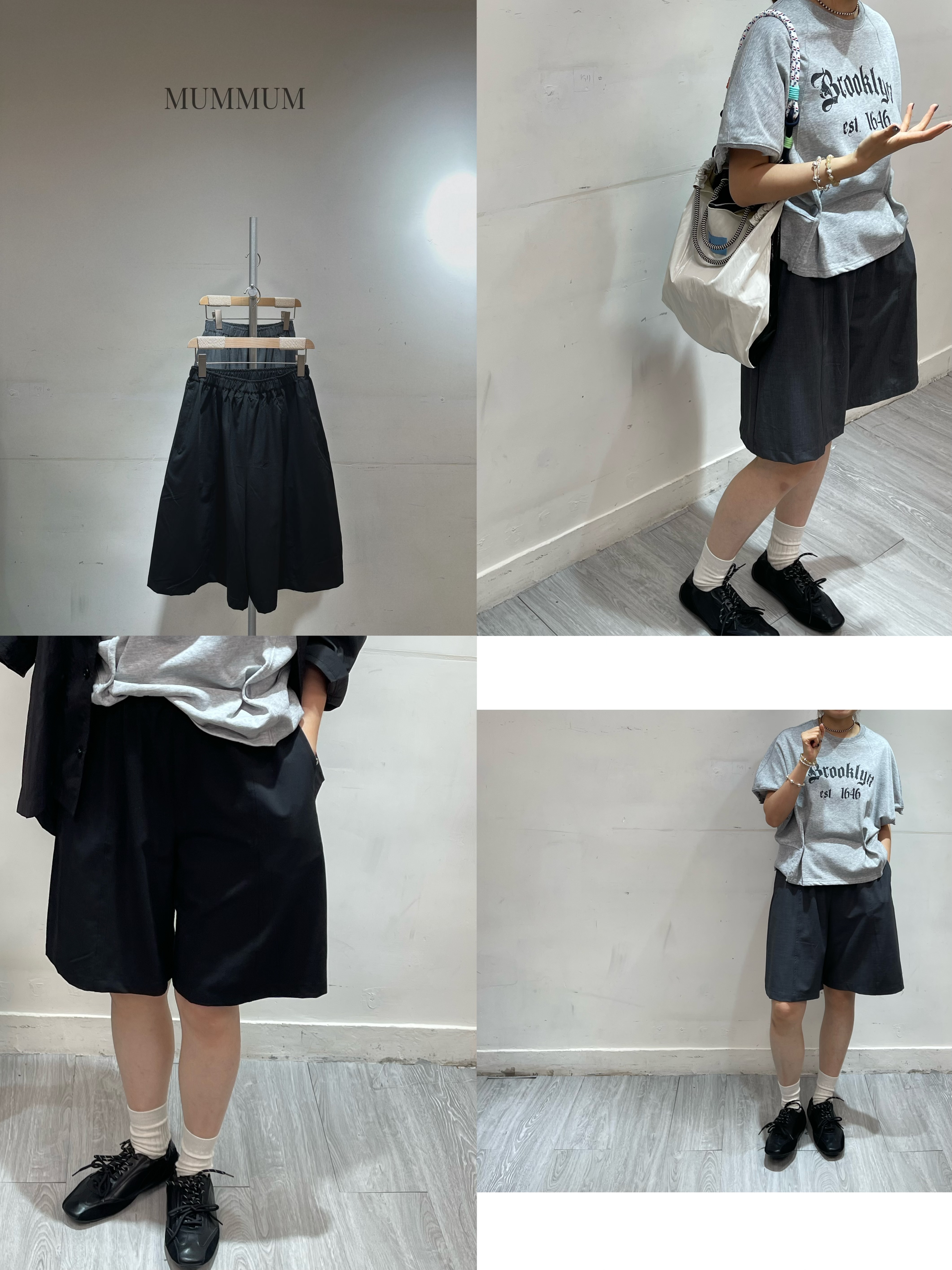 03754a/輕盈垂擺舒適風短褲 26-40/41/22