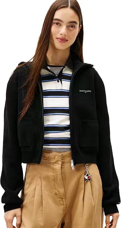 【現貨】H061146 Tommy Jeans 女裝 Logo 拉鍊外套
