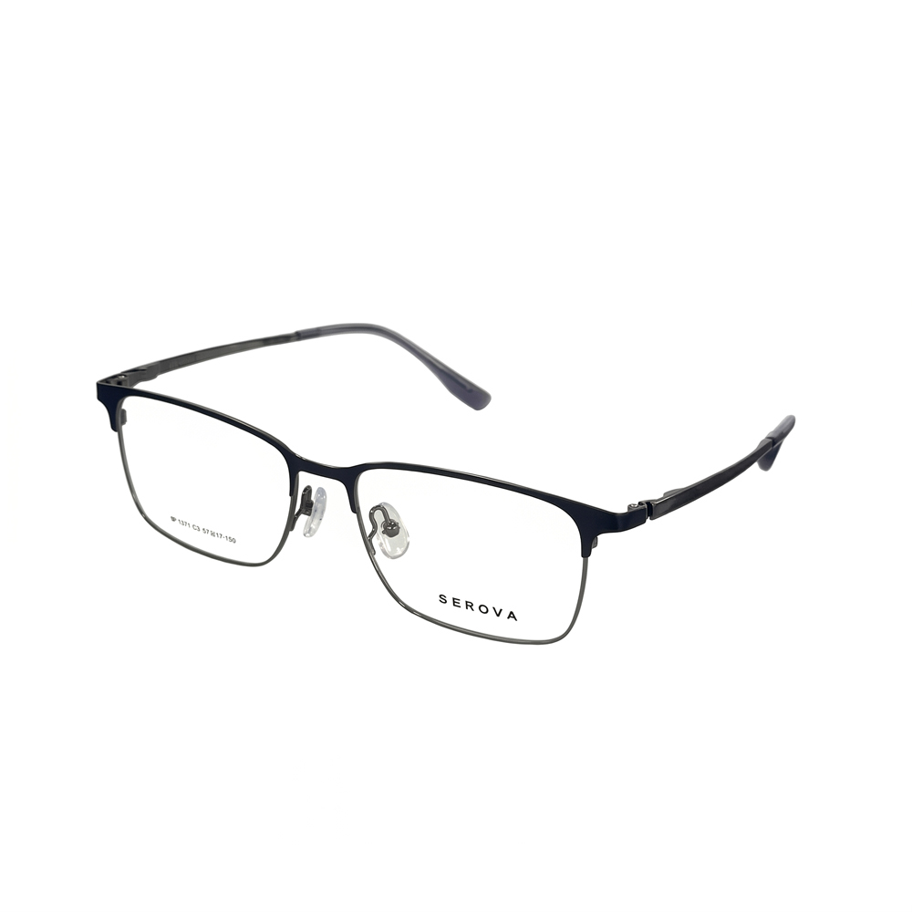 【SEROVA】SP1371 C3 方框光學眼鏡♦(槍)
