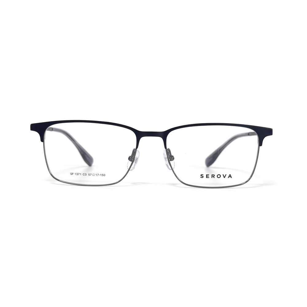 【SEROVA】SP1371 C3 方框光學眼鏡♦(槍)