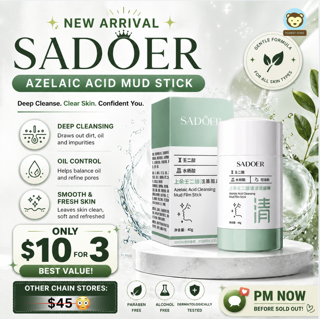 SADOER Azelaic Acid Mud Stick ($10 for 3)