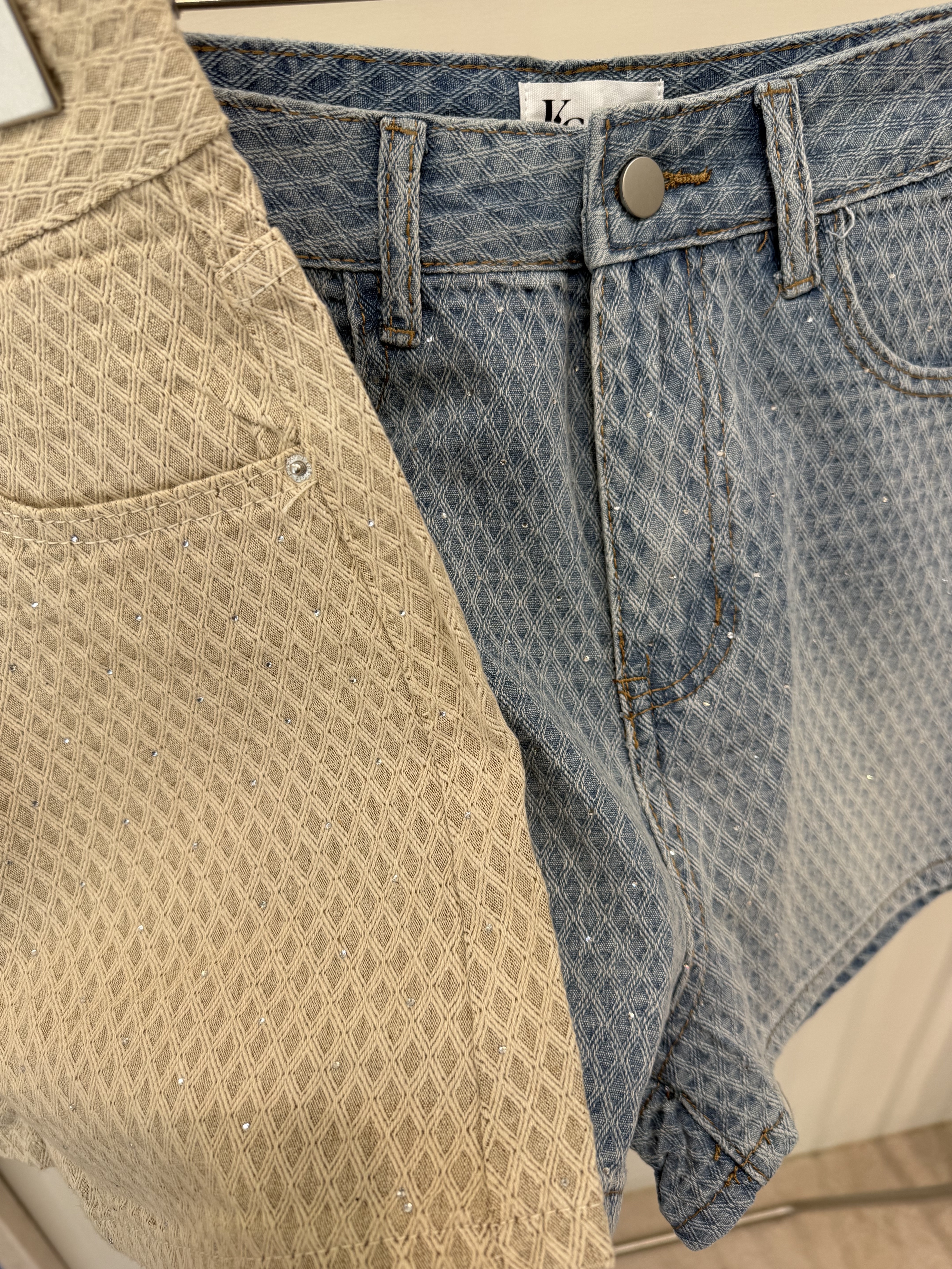 356 小香風水鑽短褲