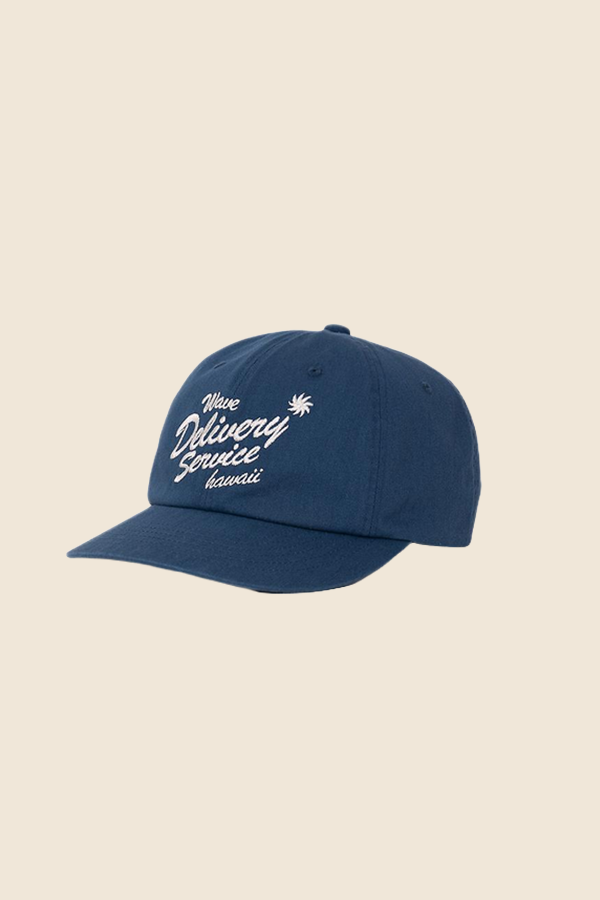 BIG WAVE -WAVE DELIVERY SERVICE 棒球帽（深藍）