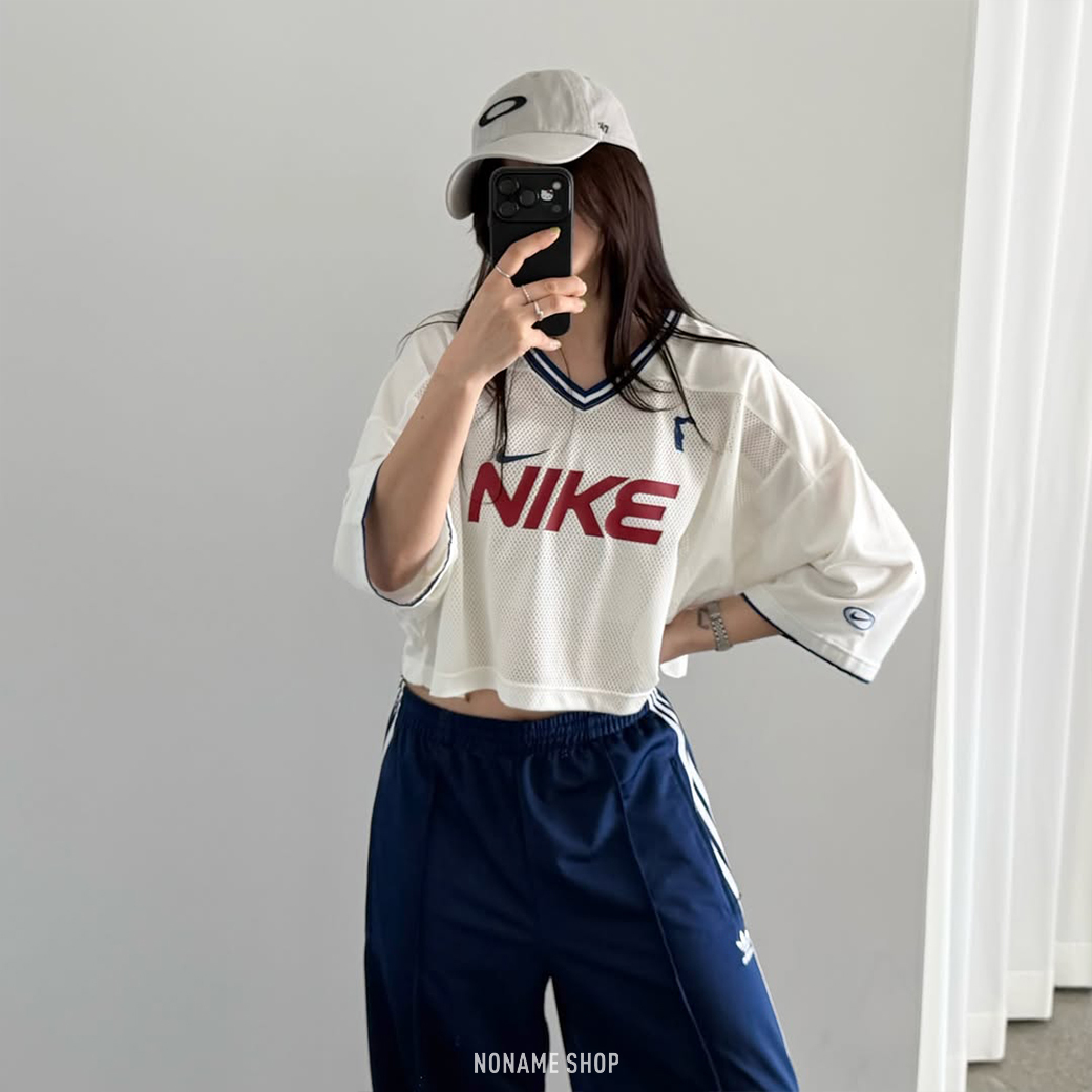 NIKE SPORTSWEAR KYOKA 1972 街舞系列 寬版 網布拼接 短袖 兩色 (女款)
