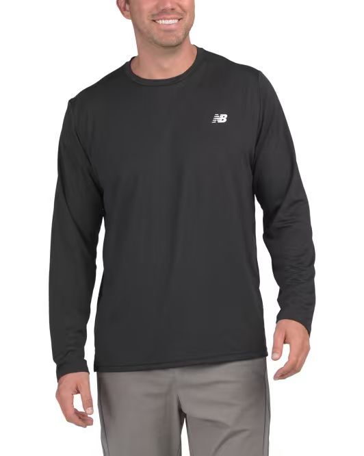 【預購】H061158 New Balance 男裝運動長袖上衣 (黑色)