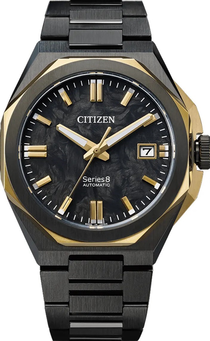 萬年鐘錶 - Citizen 星辰錶 series 8系列831款   抗磁經典不鏽鋼款機械男錶  NB6086-54E 錶徑39.3MM