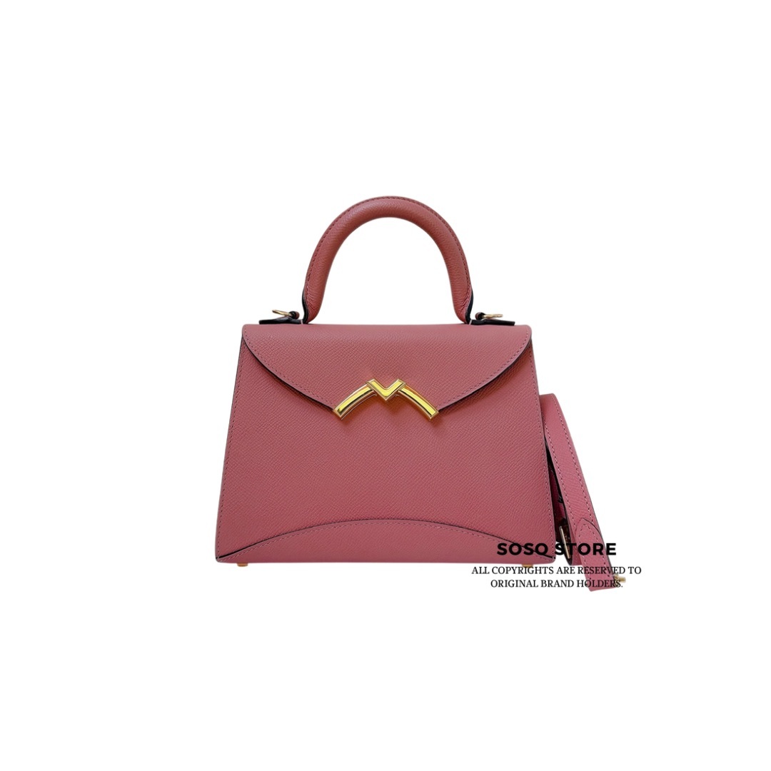 Moynat Gabrielle BB Bag - Wood Rose - GHW
