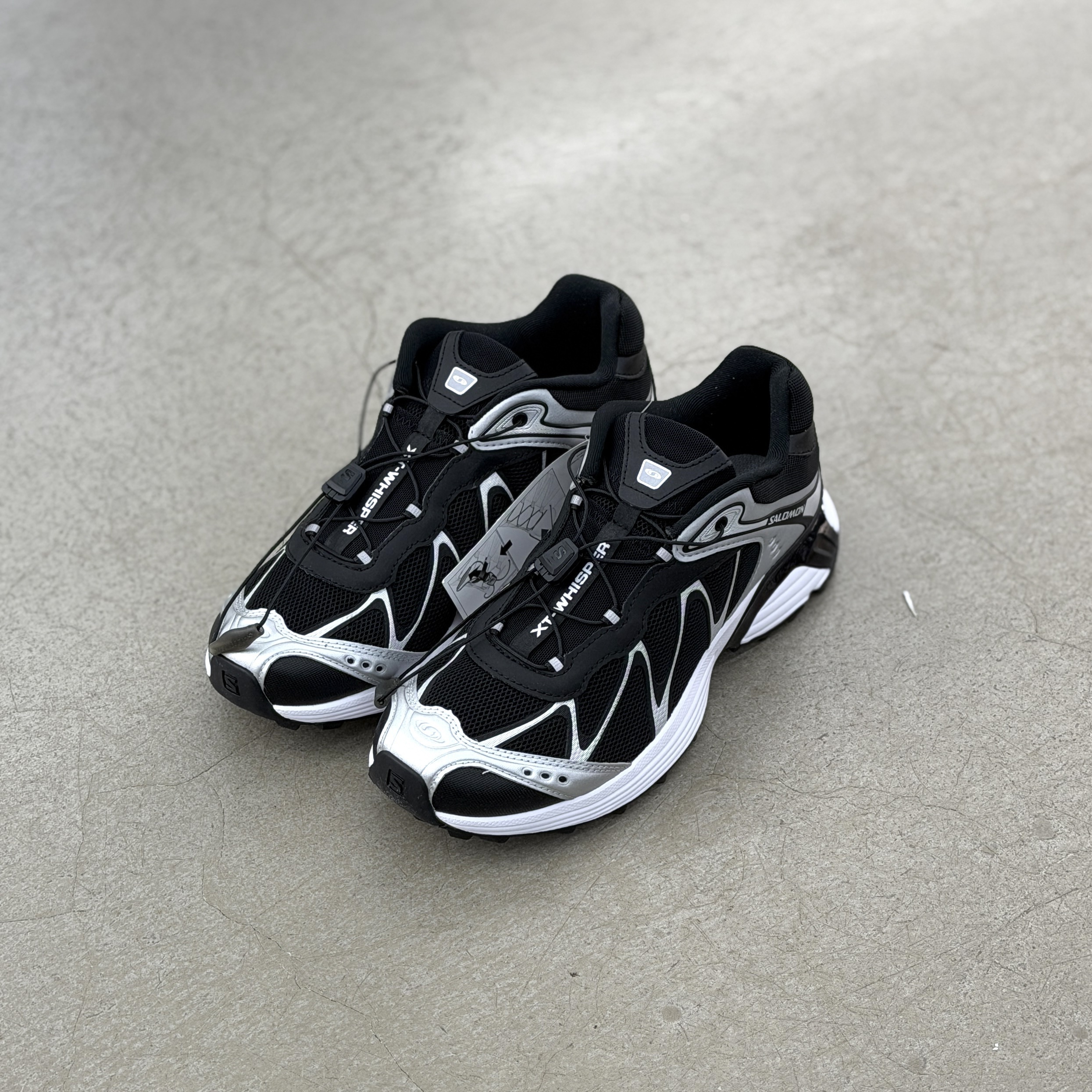 Salomon XT-Whisper Black Footwear Silver White | 479788