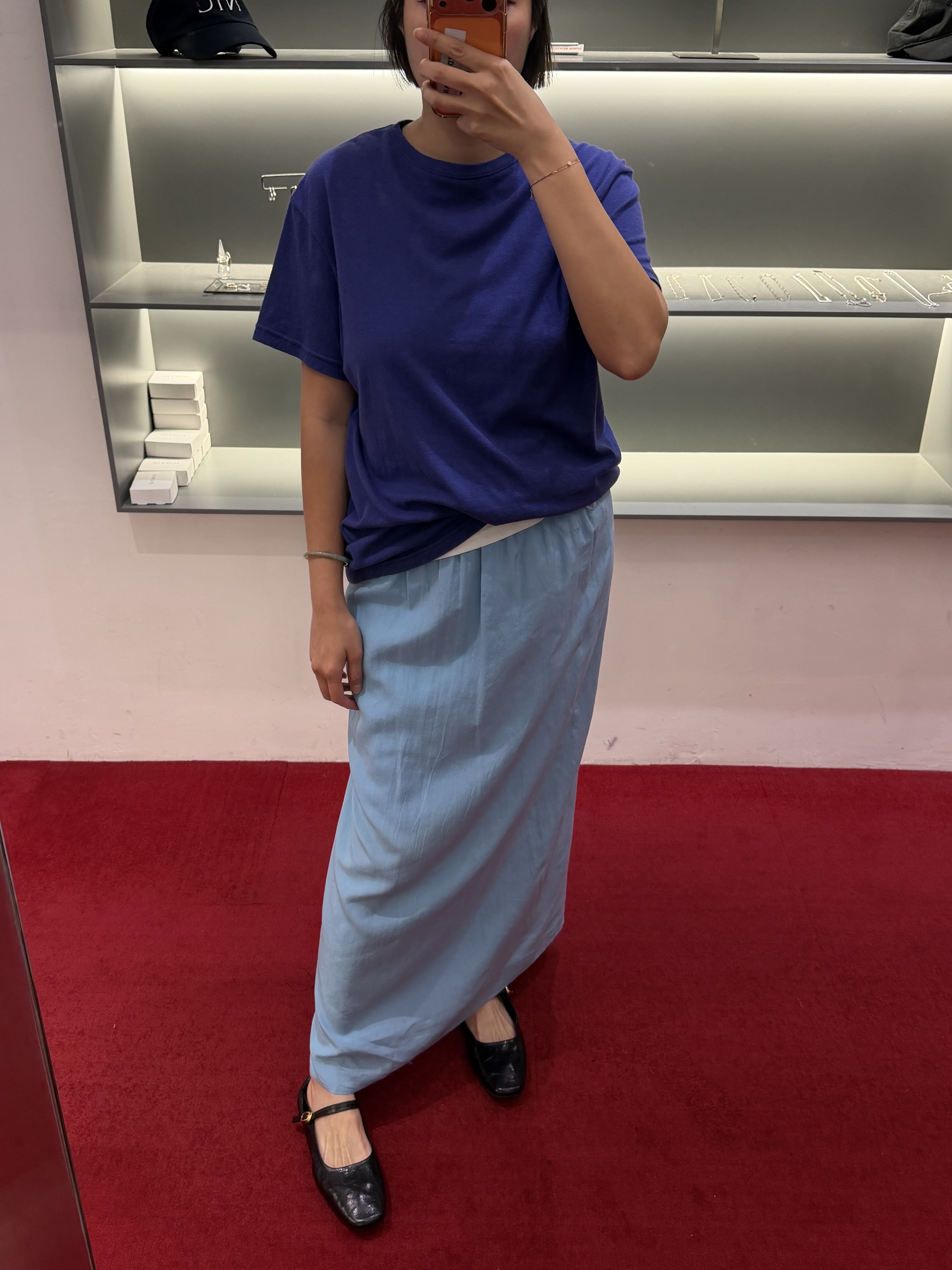 Colourful pencil skirt