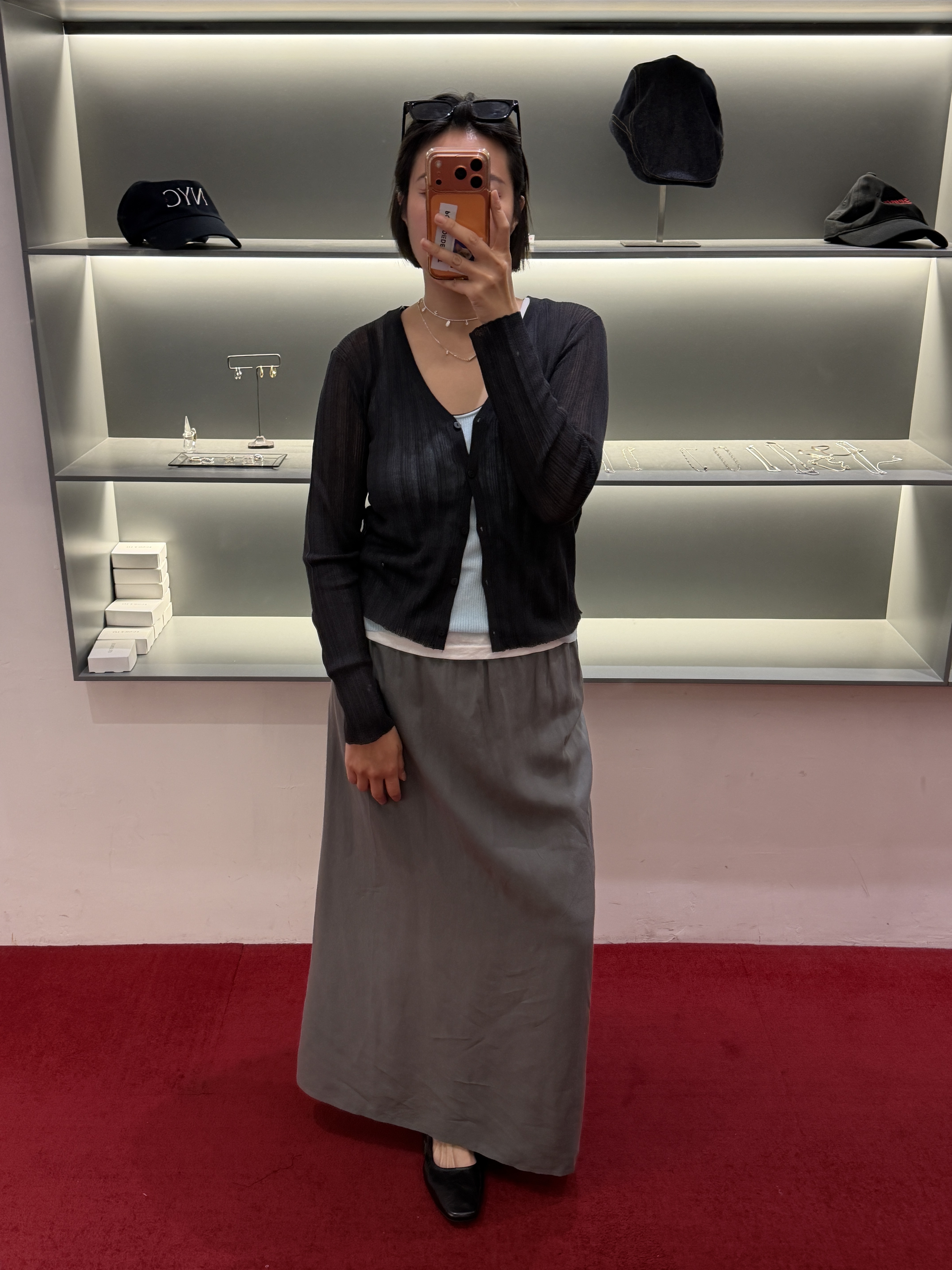 Colourful pencil skirt