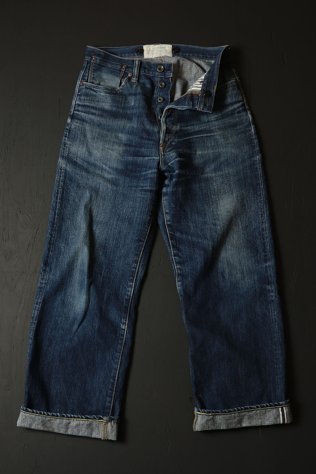 Black Sign Vocalion Waist-Overalls / Dark Indigo (Coming soon)