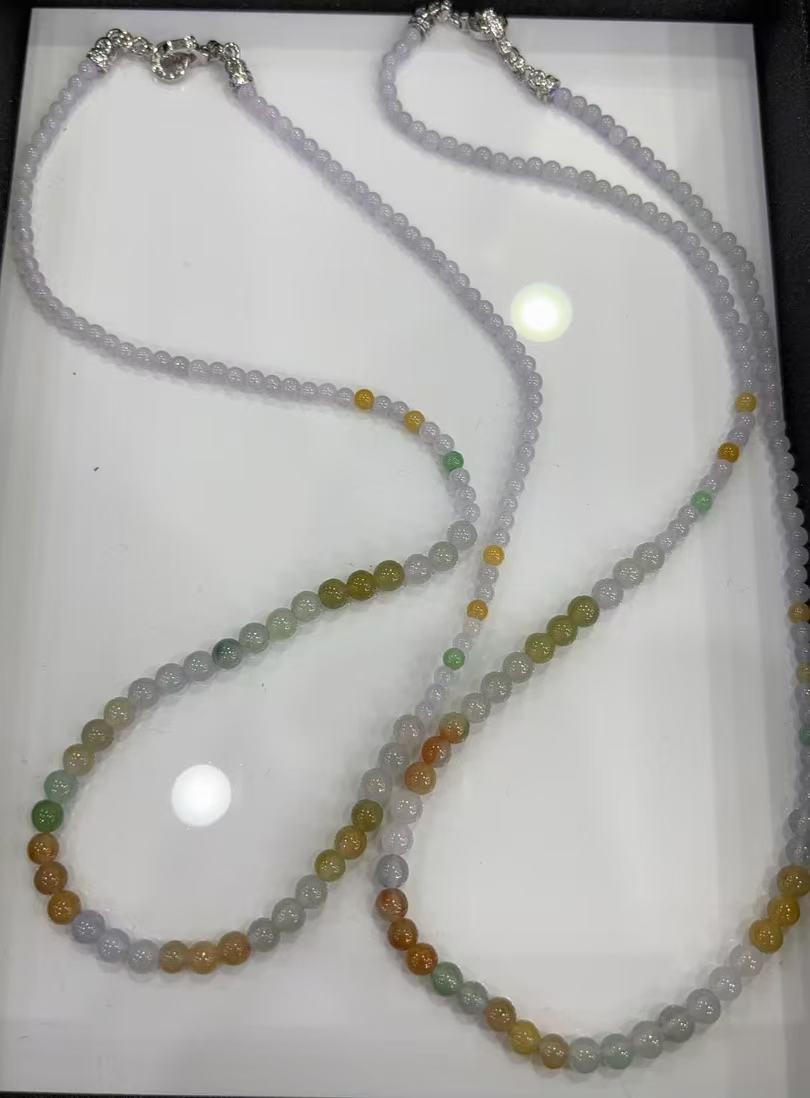 翡翠項鏈銀扣