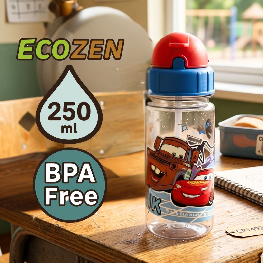 迪士尼反斗車王 - 便攜式吸管水樽(250ml)