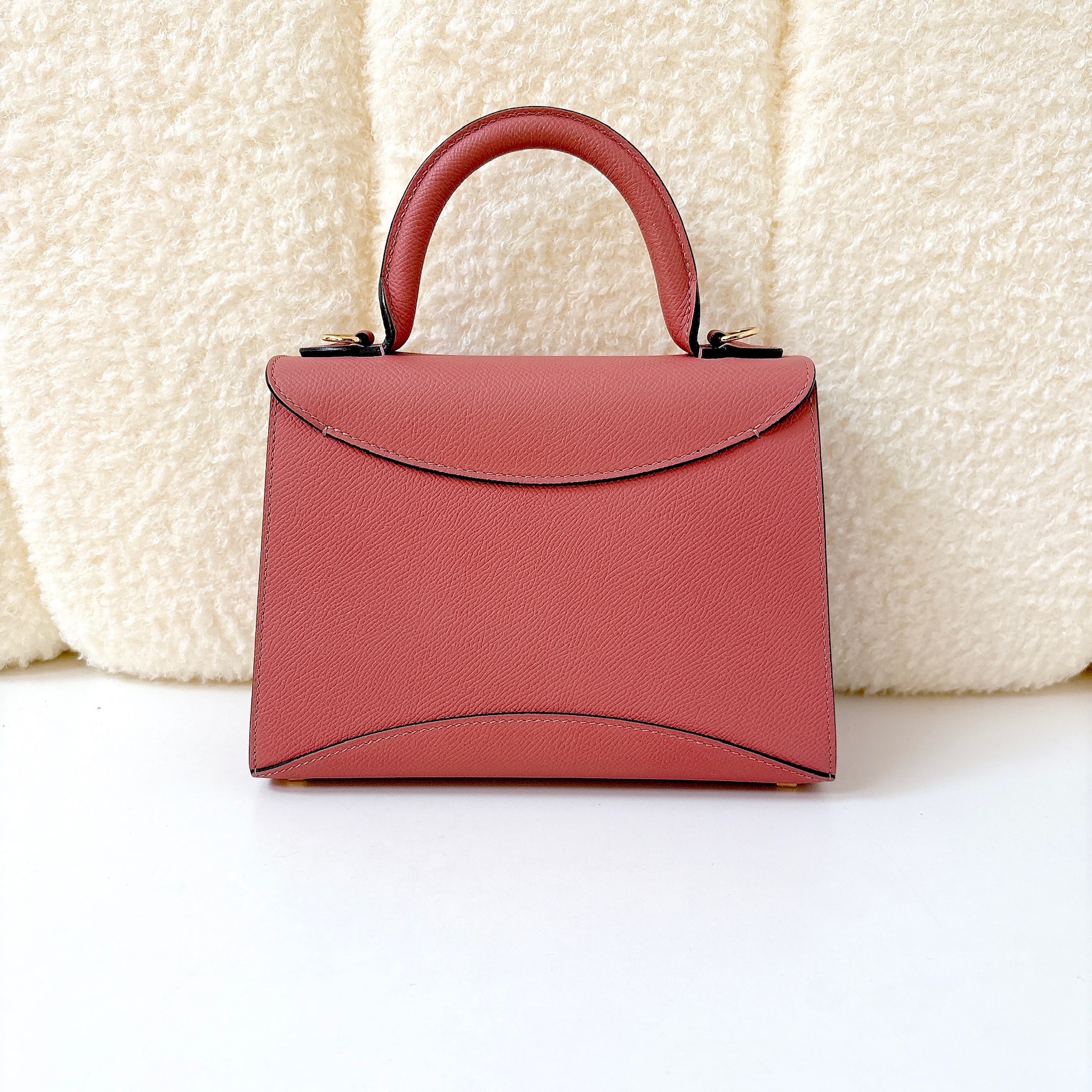 Moynat Gabrielle BB Bag - Wood Rose - GHW
