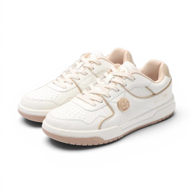 【下殺↘$1290】FILA 休閒鞋 白奶茶 金色 學院風 復古 男 1C922Y177