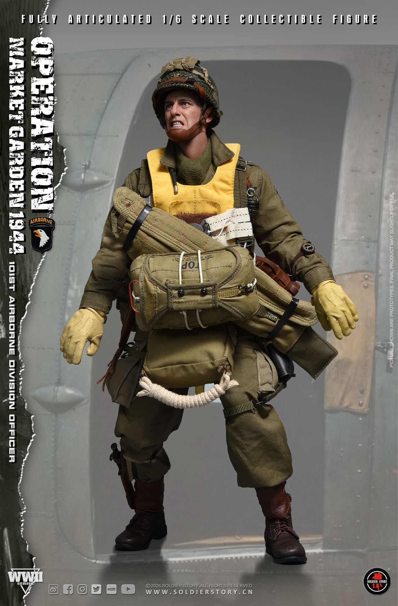 (預訂) Soldier Story SS145 1/6 二戰市場花園行動美軍第101空降師指揮官