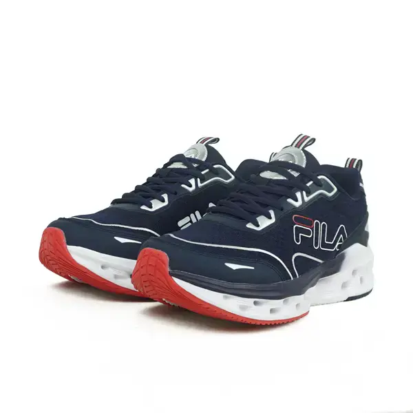 【下殺↘$1290】FILA 慢跑鞋 深藍 簍空 輕量 運動鞋 男 1J311Z331